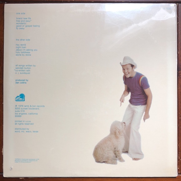 Wendell Burton Wendell Vinyl Lp '78 *Unopened Original Seal - Picture 2 of 2